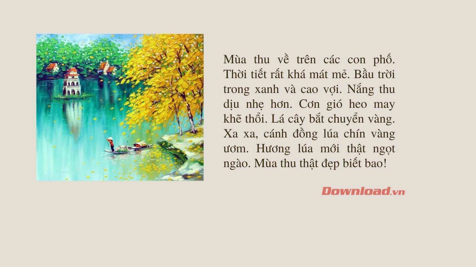 Tập làm văn lớp 2: Tả các mùa trong năm (95 mẫu) Những bài văn mẫu lớp 2 hay nhất