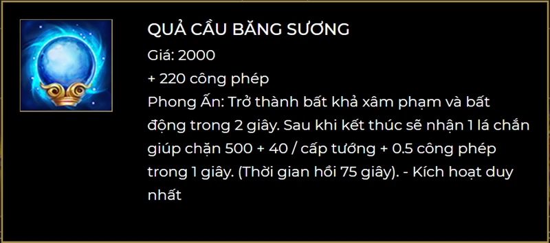 Tổng hợp tất cả trang bị và công dụng trong Liên Quân Mobile mùa 23