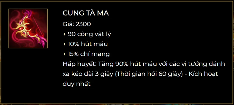 Tổng hợp tất cả trang bị và công dụng trong Liên Quân Mobile mùa 23