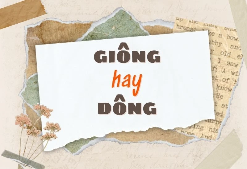 Giông hay dông đúng chính tả?