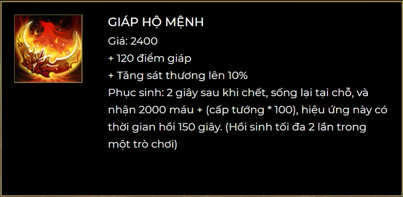 Tổng hợp tất cả trang bị và công dụng trong Liên Quân Mobile mùa 23