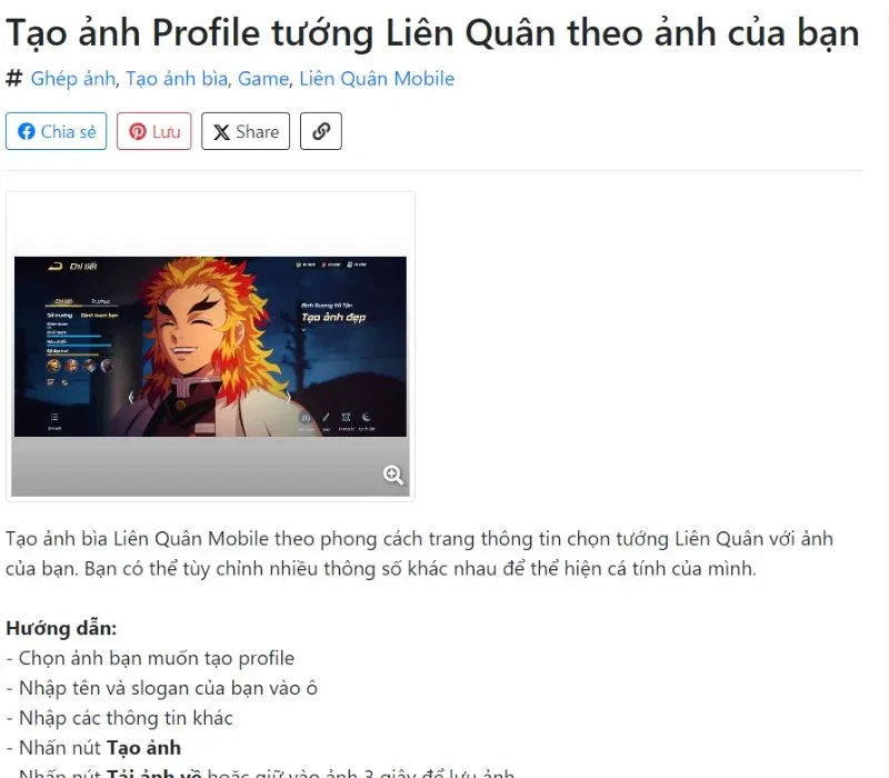 TOP 6 cách ghép ảnh Liên Quân cực xịn dành cho các game thủ