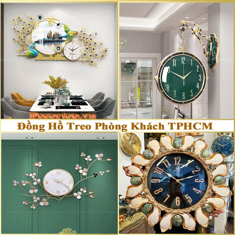 Top 15 Cửa Hàng Đồng Hồ Treo Tường TPHCM Đẹp Giá Rẻ