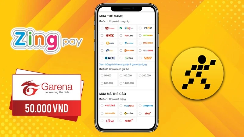 1. Mua thẻ Garena Thế Giới Di Động đơn giản và nhanh chóng