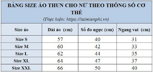 Cách tính size áo chuẩn cho cả nam và nữ