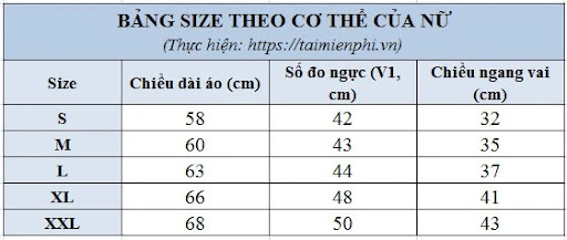 Cách tính size áo chuẩn cho cả nam và nữ