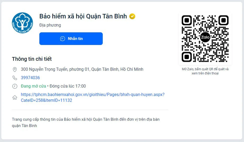 Địa chỉ bảo hiểm xã hội Quận Tân Bình và cách thức liên hệ