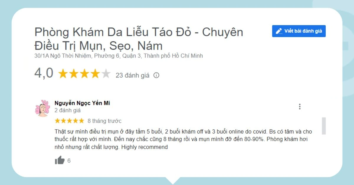 Top 5 bệnh viện, phòng khám da liễu Quận 3 đáng tin cậy