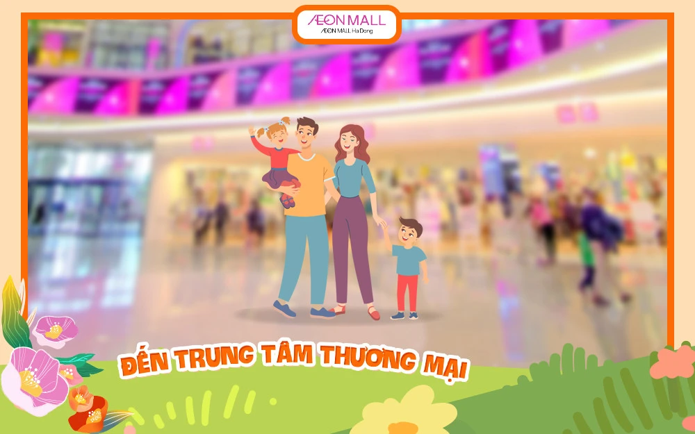 Những hoạt động phù hợp cho gia đình vào mùa xuân - AEONMall Hà Đông