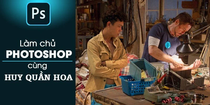 Review 3 khóa học Photoshop của Huy Quần Hoa