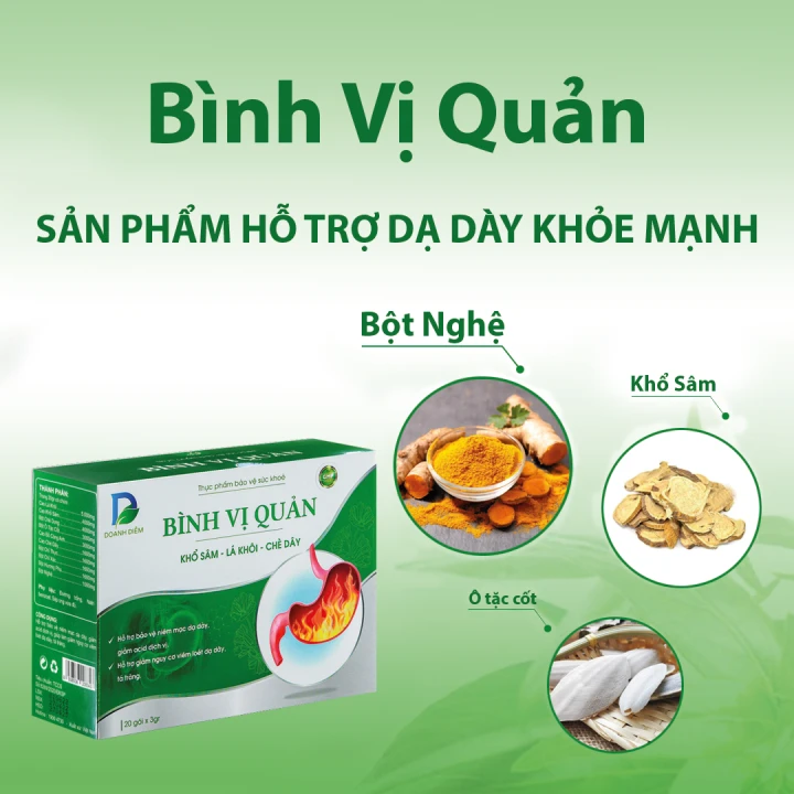 Bình Vị Quản hỗ trợ điều trị trào ngược, viêm loét dạ dày