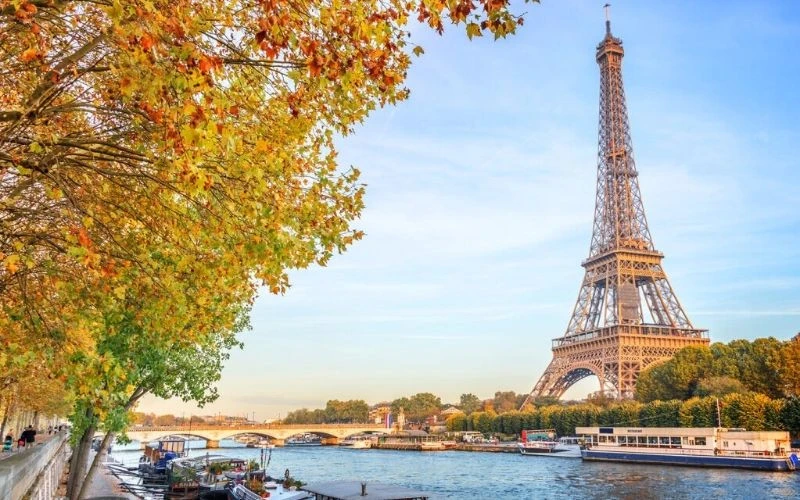 Chiêm ngưỡng Paris - Sắc thu vàng thay lá đẹp như tranh vẽ