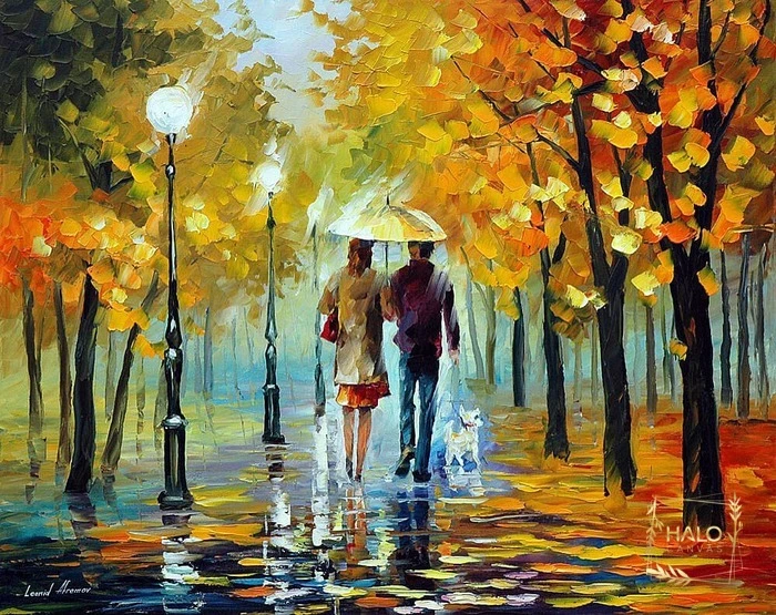 33+ Mẫu tranh sơn dầu phong cảnh mùa thu đẹp lãng mạn