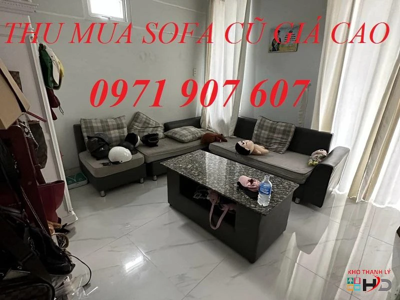 Thu mua sofa cũ, bàn ghế salon gỗ giá cao