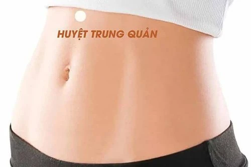 Vị trí và tác dụng huyệt Trung quản