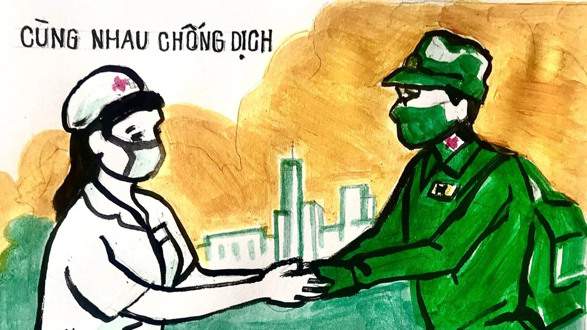 Cách vẽ chú bộ đội của chúng em đơn giản dễ thực hiện