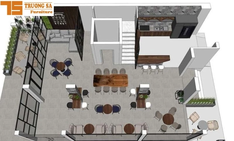 55+ Mẫu bản vẽ thiết kế quán cafe sân vườn đẹp nhất 2024