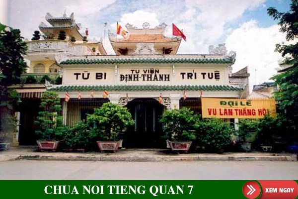 Top 5 ngôi chùa nổi tiếng ở quận 7, Sài Gòn - Thuê xe Thành Nhân
