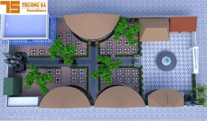55+ Mẫu bản vẽ thiết kế quán cafe sân vườn đẹp nhất 2024