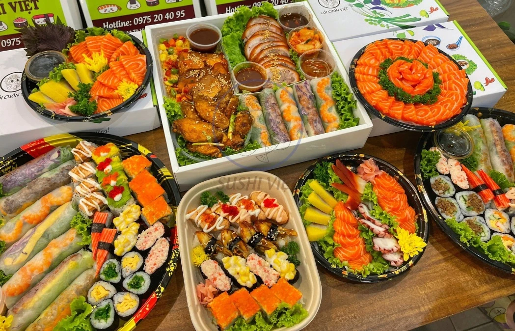 Điểm danh 15 quán sushi Hà Nội “mê hoặc” giới trẻ Hà Thành