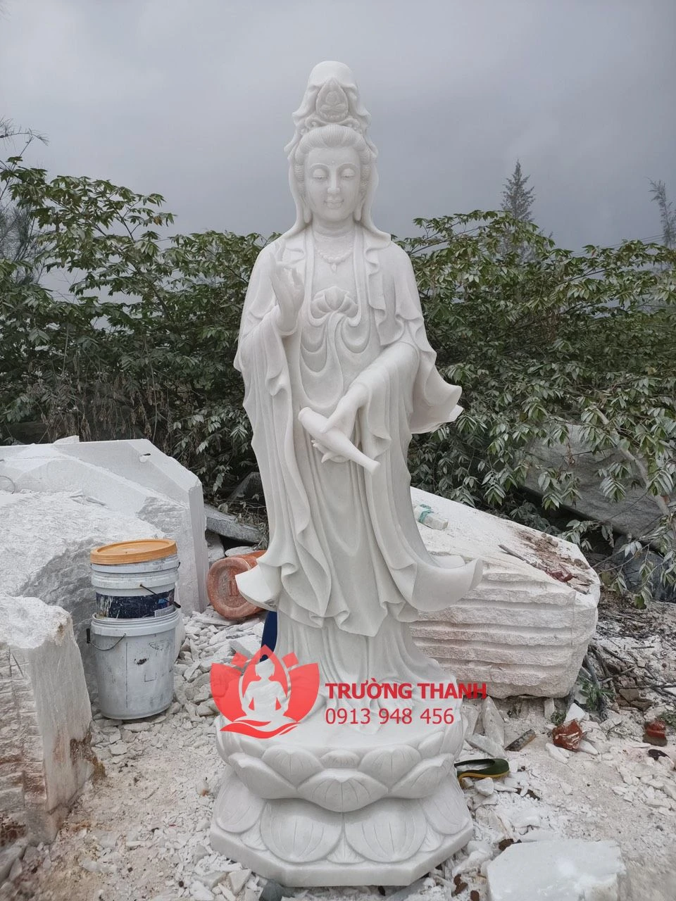 Tượng Phật Bà Quan Âm Nằm - 0020
