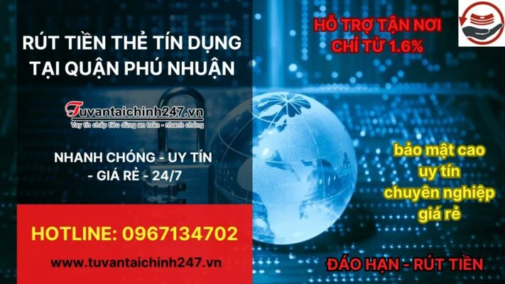 Rút tiền thẻ tín dụng Quận Phú Nhuận