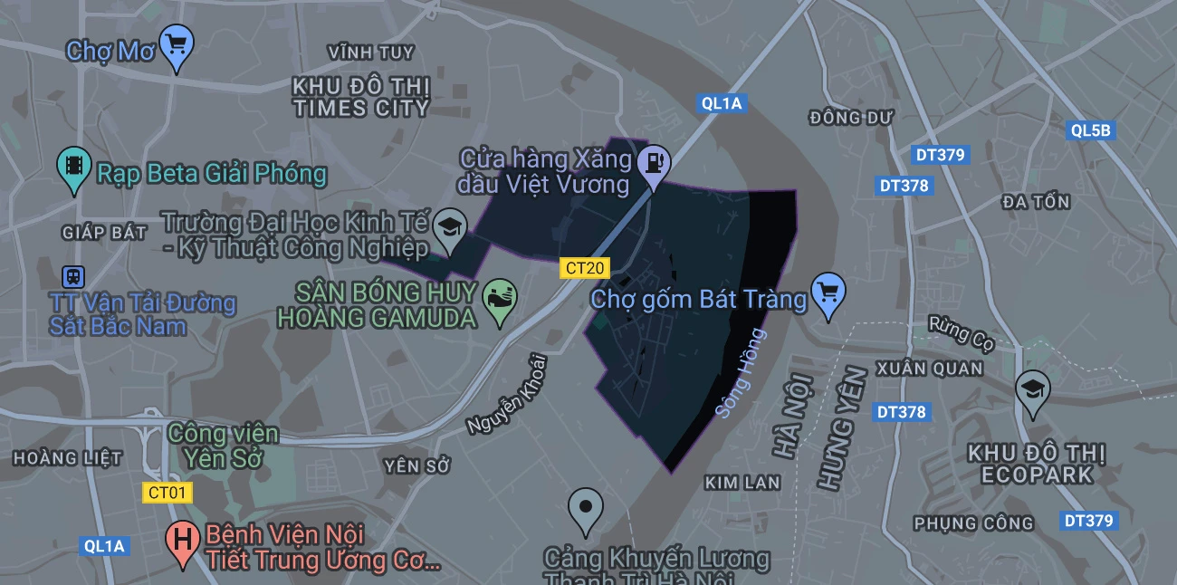 THÔNG TIN KHU VỰC Phường Lĩnh Nam, Quận Hoàng Mai