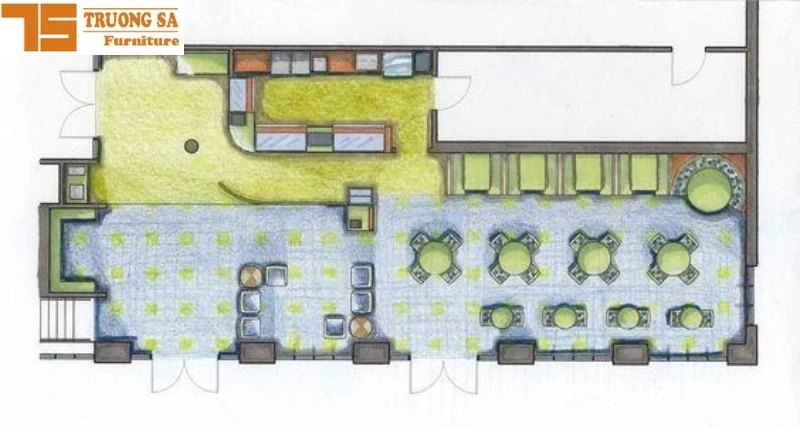 55+ Mẫu bản vẽ thiết kế quán cafe sân vườn đẹp nhất 2024