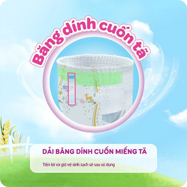 Bỉm - Tã quần Bobby size L - 38 +6 miếng ( Cho bé từ 9-13kg )