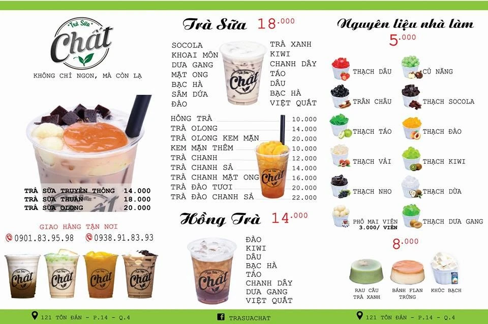 Top 50+ mẫu menu quán trà sữa đẹp & ấn tượng nhất
