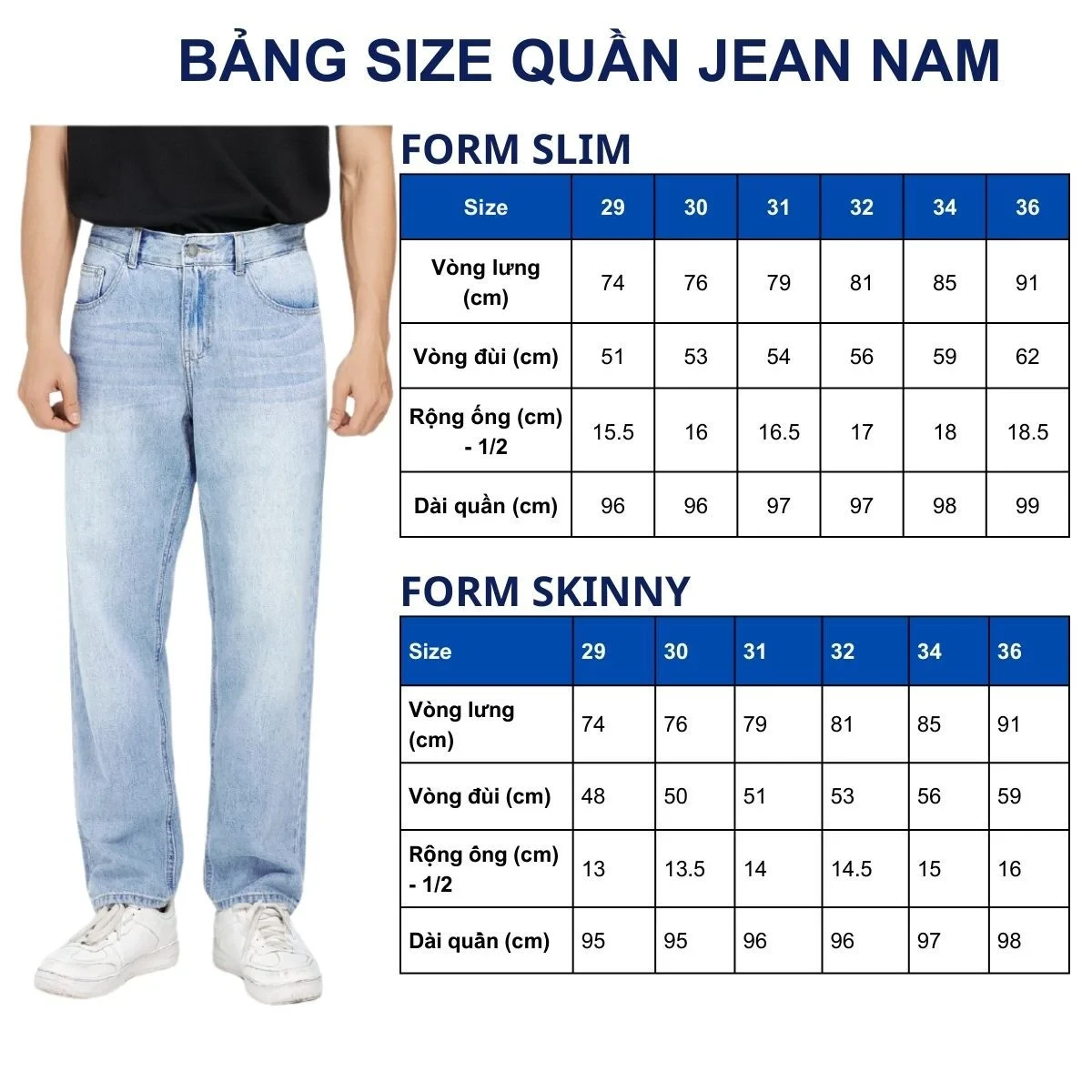 50+ Mẫu Quần jean Nam Cao Cấp, Chính Hãng - ICONDENIM