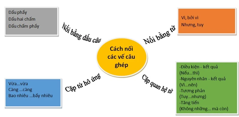 Hướng dẫn cách học và giải bài tập nối các vế câu ghép bằng quan hệ từ lớp 5 chi tiết