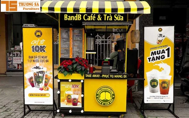 99+ cách trang trí quán trà sữa bình dân đẹp, đơn giản, giá rẻ