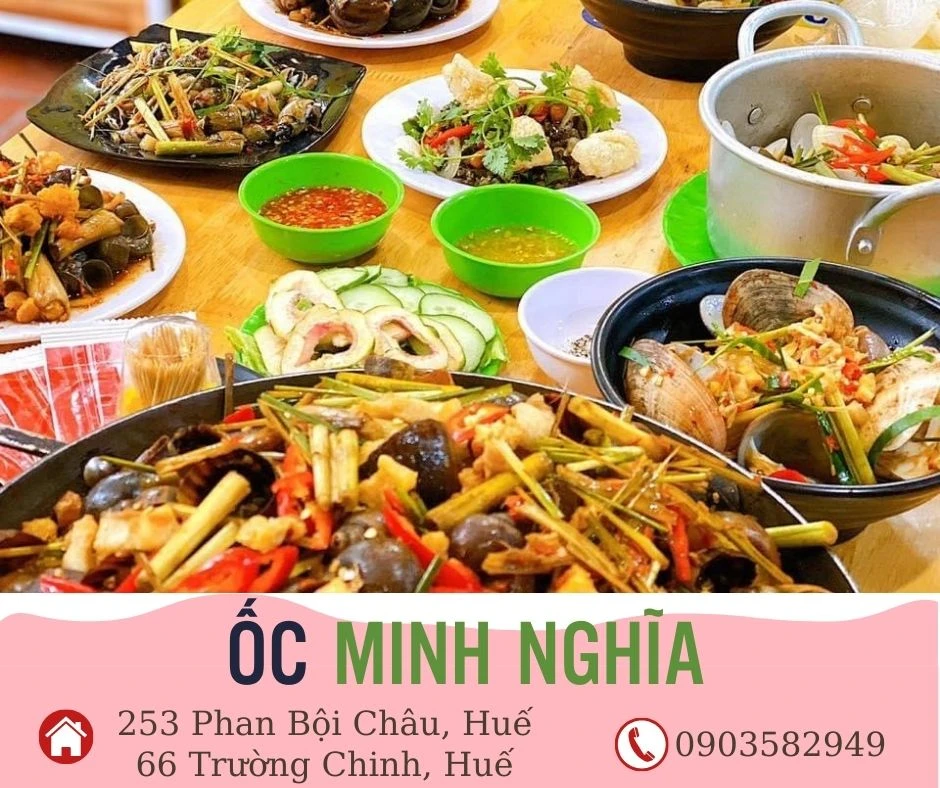 Top 10 quán ốc ngon ở Huế thu hút khách nhất - khamphahue.com.vn