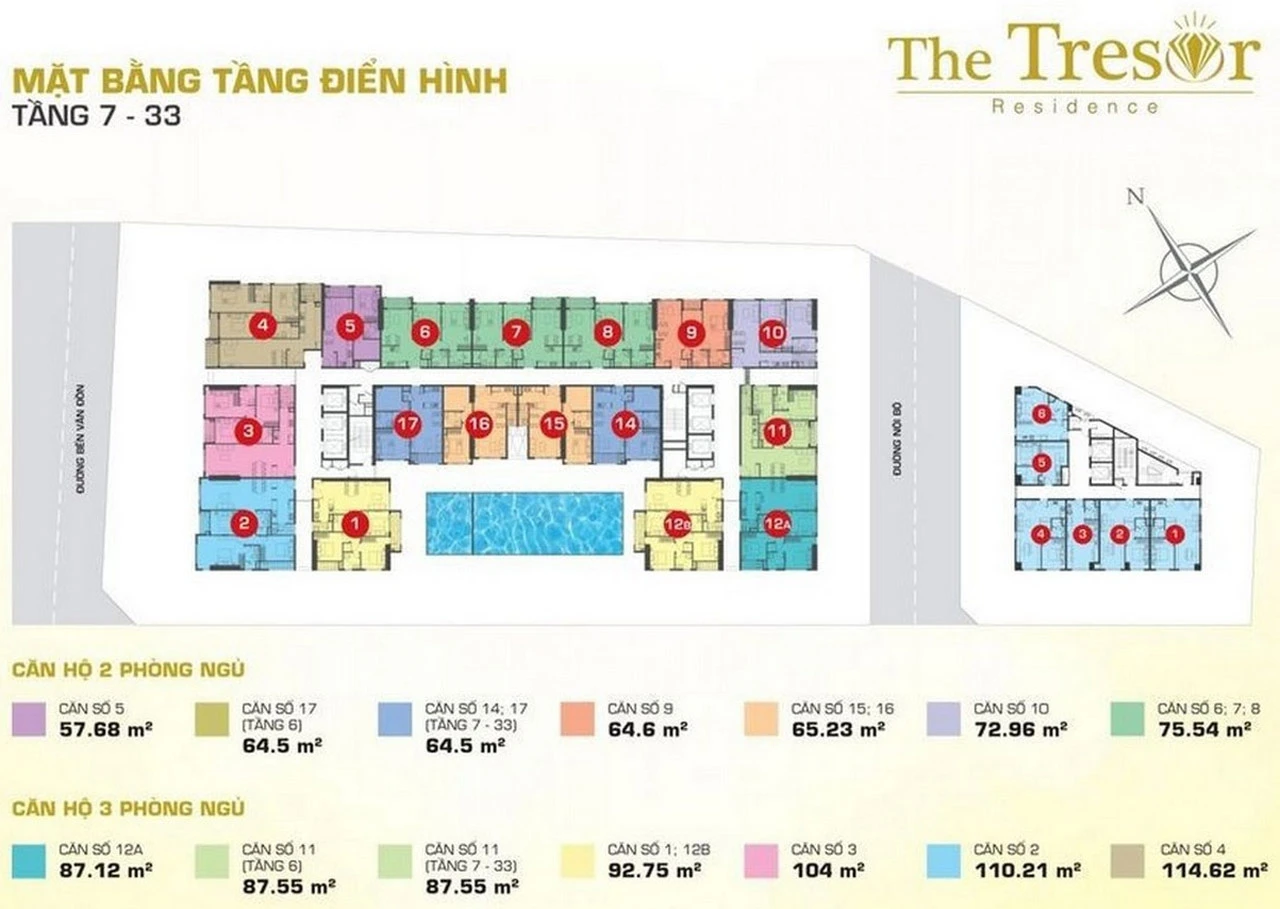 The Tresor - 39 Bến Vân Đồn quận 4 | Giá bán 12/2024.