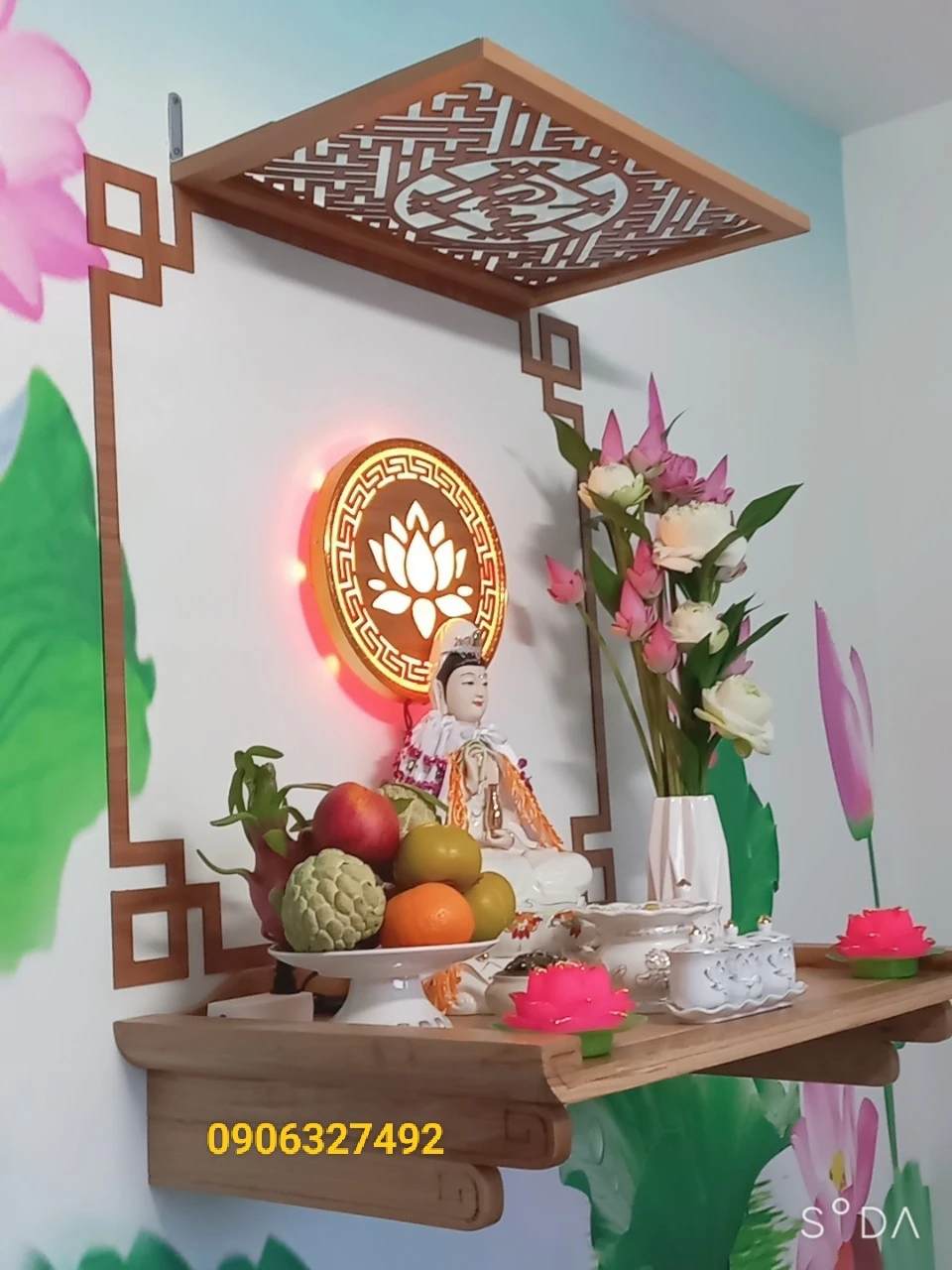 Lập bàn thờ quan thế âm bồ tát như nào thế nào là đúng ?