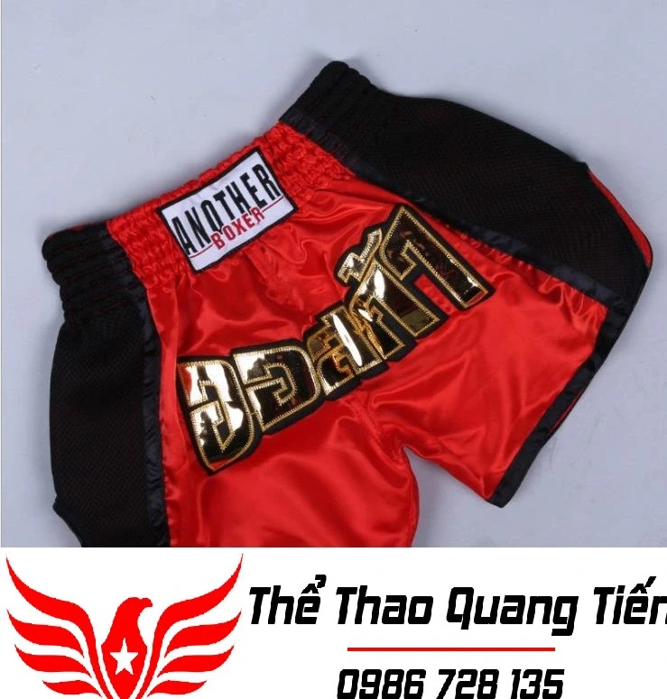 Quần Muay Thái Another Boxer Chính Hãng Muay Thai Short Chất Liệu Satin Cao Cấp | QT-17