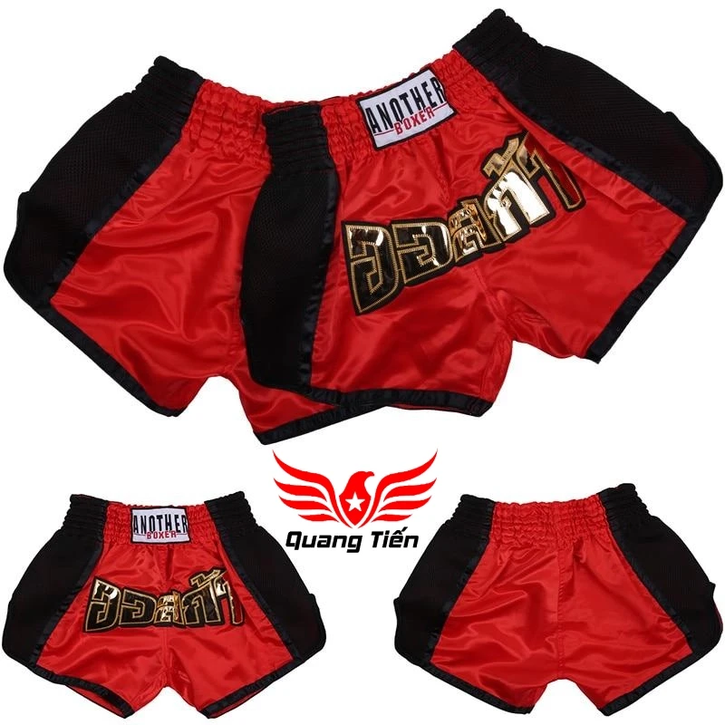 Quần Muay Thái Another Boxer Chính Hãng Muay Thai Short Chất Liệu Satin Cao Cấp | QT-17