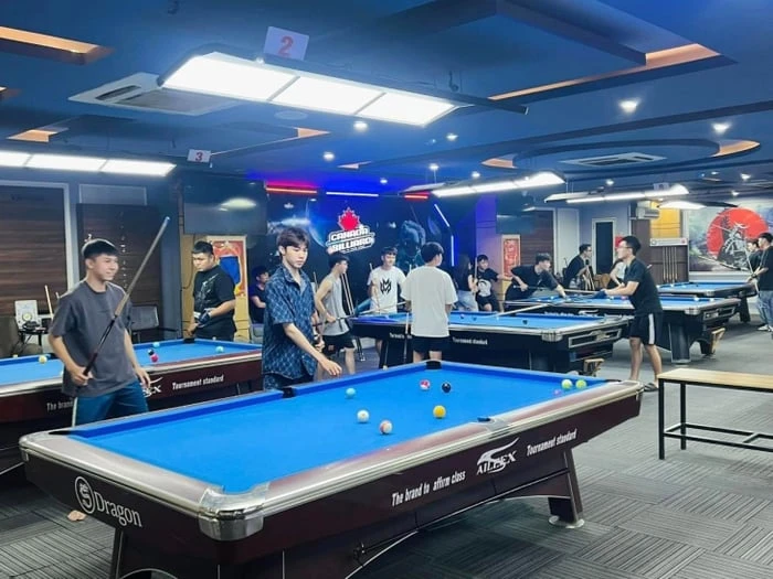 #10 quán bida Hà Nội BÀN CHUẨN - CƠ MỚI giá chỉ từ 40k/h