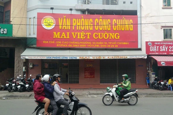 Địa chỉ các văn phòng công chứng tại quận 10 TP. Hồ Chí Minh