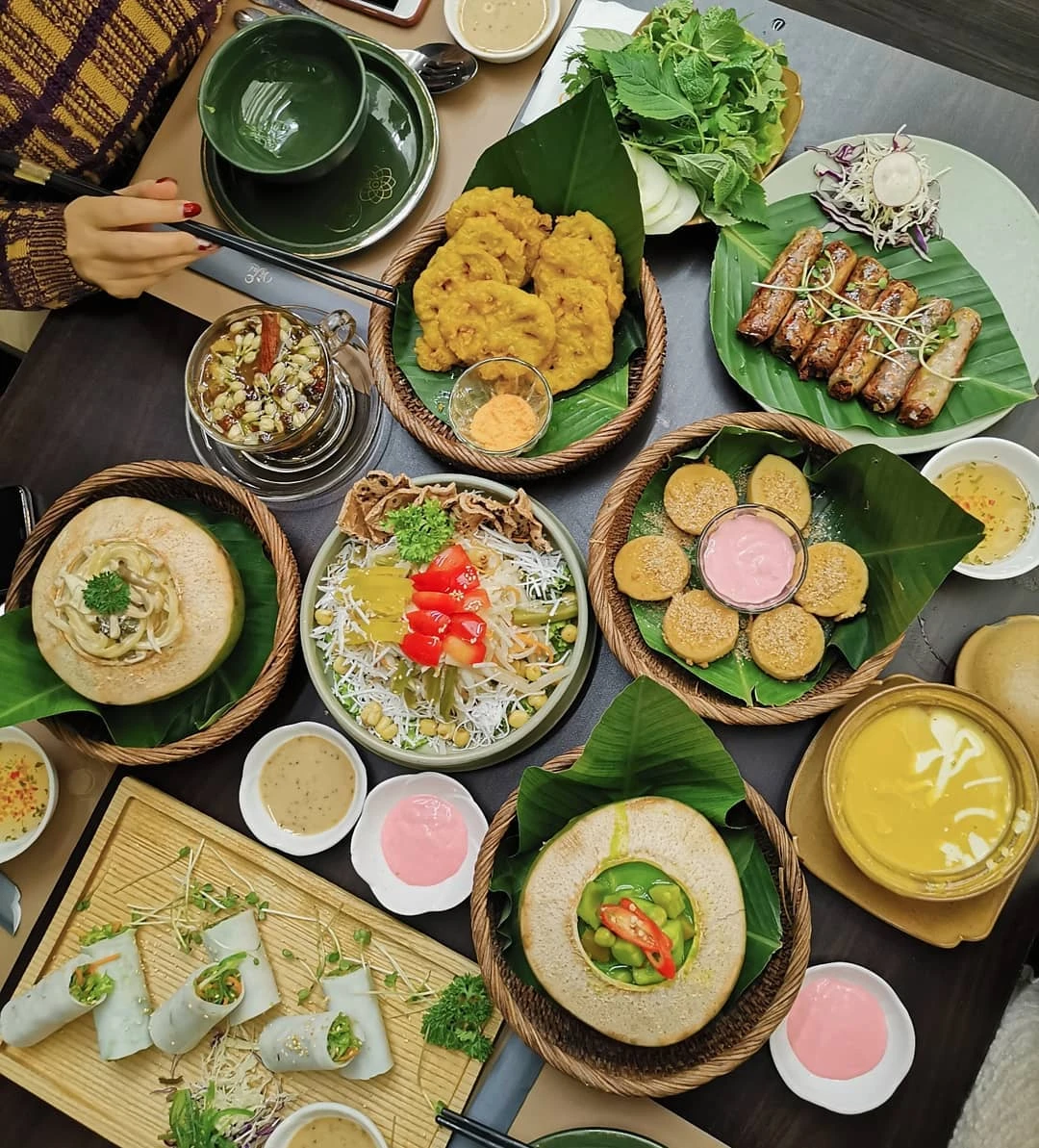 10 quán buffet chay ngon ở Hà Nội thanh tịnh và chất lượng - Digiticket