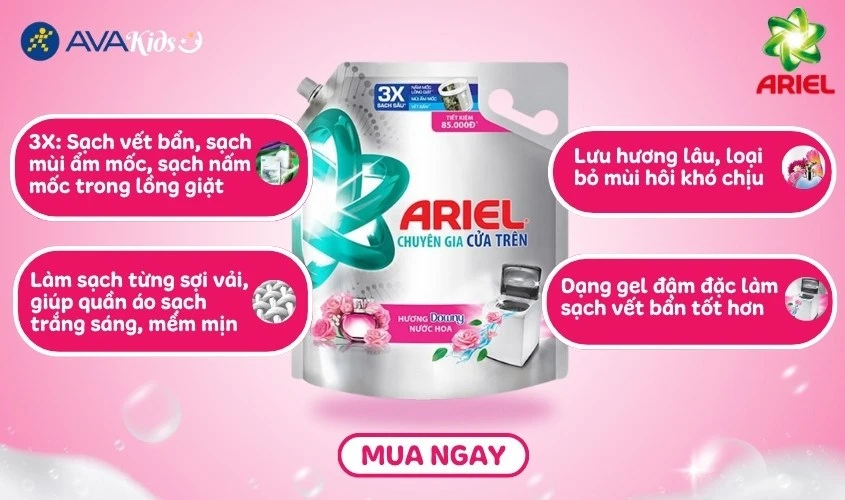 Top 13 nước giặt thơm lâu nhất hiện nay được nhiều chị em tin dùng