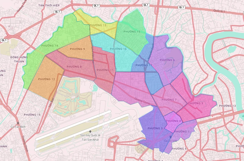 Bản đồ Quận Gò Vấp TPHCM [Cập nhật mới 2025]