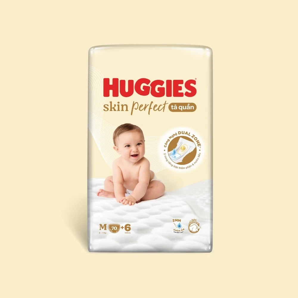 Tã quần Huggies Skin Perfect size M