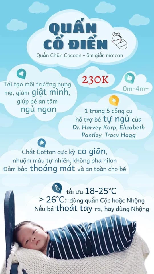 Quấn cổ điển - Chũn Cocoon