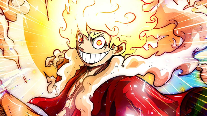 Hình nền Luffy Gear 5, hình nền Luffy God Nika