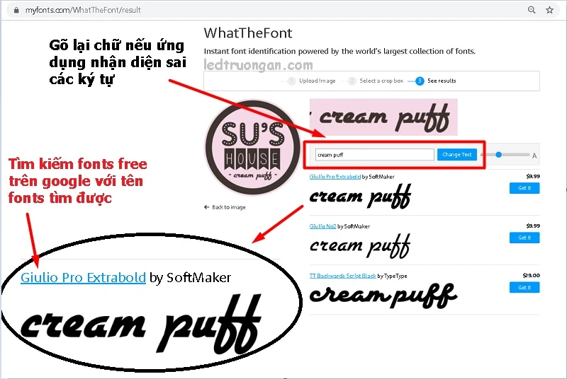 Cách tìm FONT bằng hình ảnh Online hiệu quả