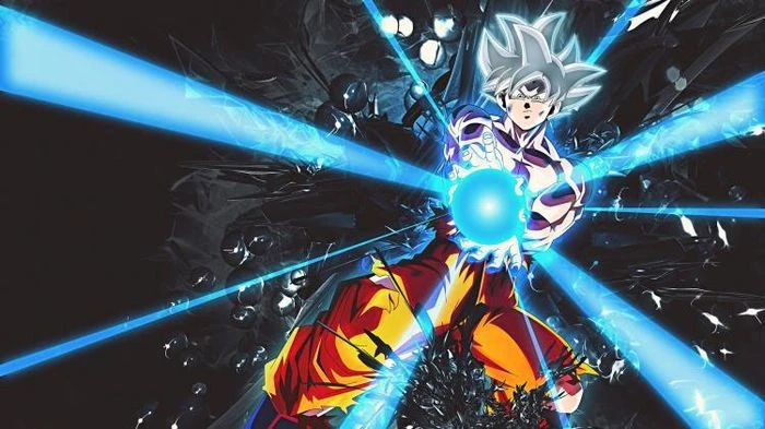 Bức tranh về Goku Bản Năng Vô Cực với vẻ đẹp tuyệt vời