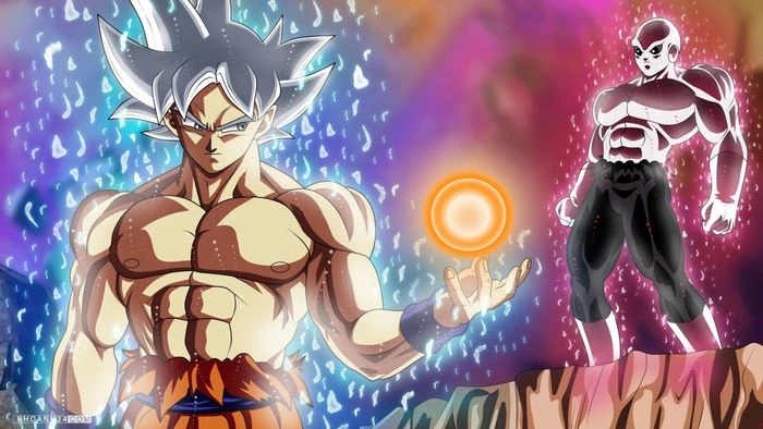 Bức tranh về Goku Bản Năng Vô Cực với vẻ đẹp tuyệt vời