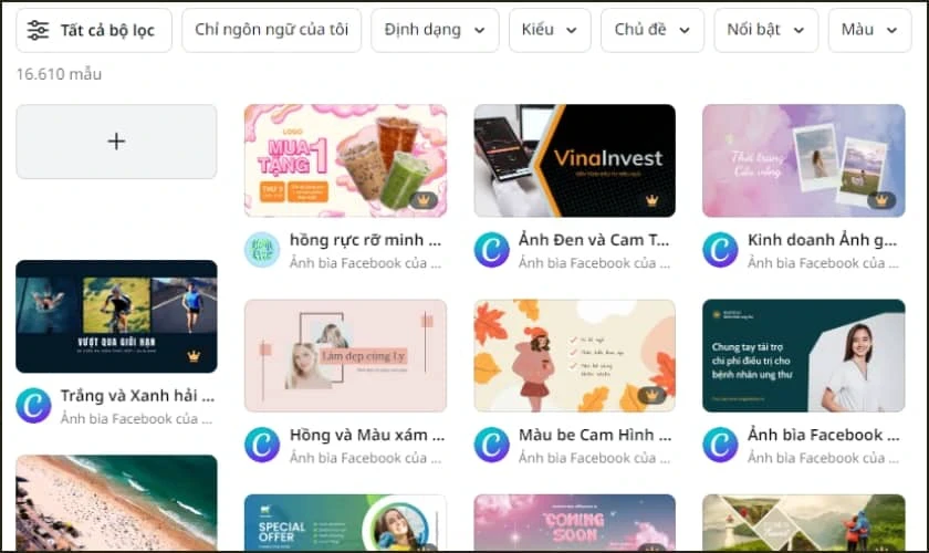 Những mẫu ảnh bìa Facebook đẹp nhất 2025